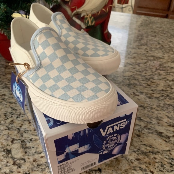 NIB: Vans Slip On sf checkerboard mrshmlw - Picture 2 of 7